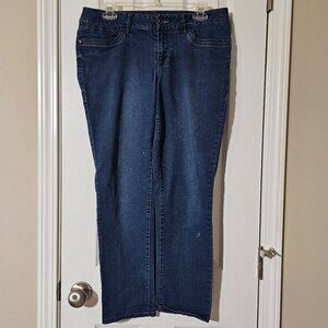 Sonoma Life‎ + Style Jeans - Womens Modern Cropped Slim - Size 8 - 31x26.5